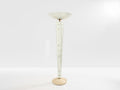 Emilio Lancia mirrored painted wood brass floor lamp 1940