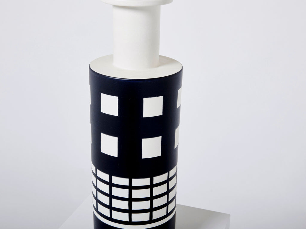 Ettore Sottsass ceramic vase Rocchetto for Bitossi first edition 1980s