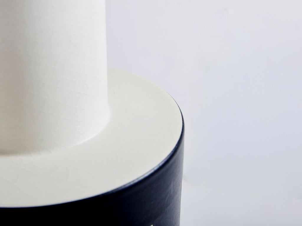 Ettore Sottsass ceramic vase Rocchetto for Bitossi first edition 1980s