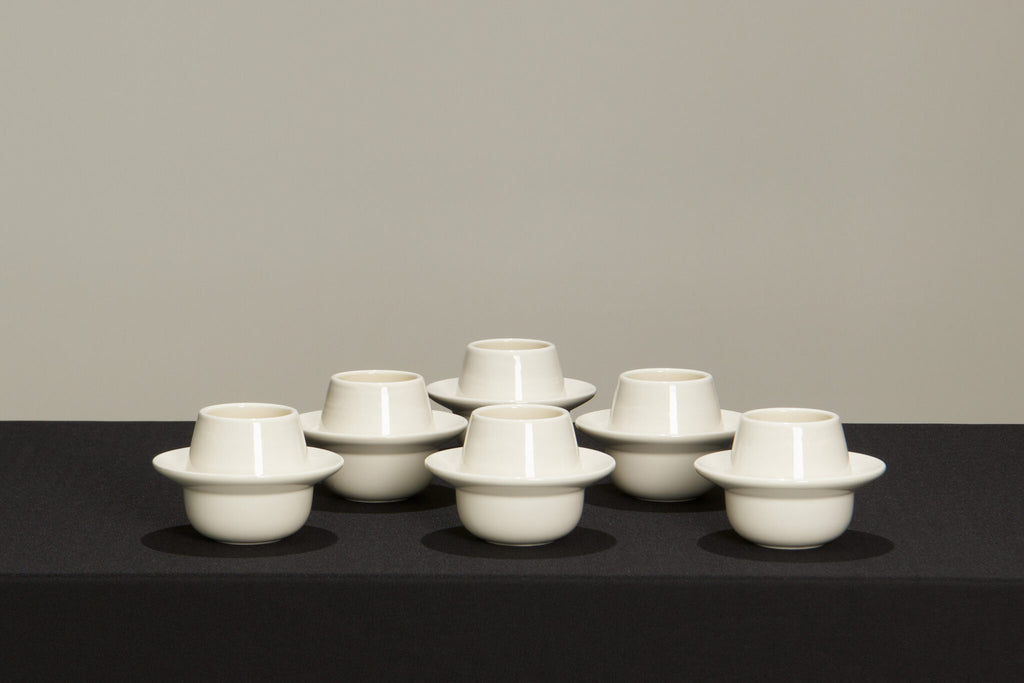 l'Anverre, Sem Schanzer Set of lungo ‘Flying Saucers’ Coffee Cups