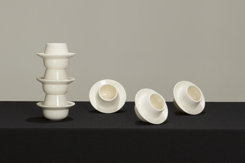 l'Anverre, Sem Schanzer Set of lungo ‘Flying Saucers’ Coffee Cups