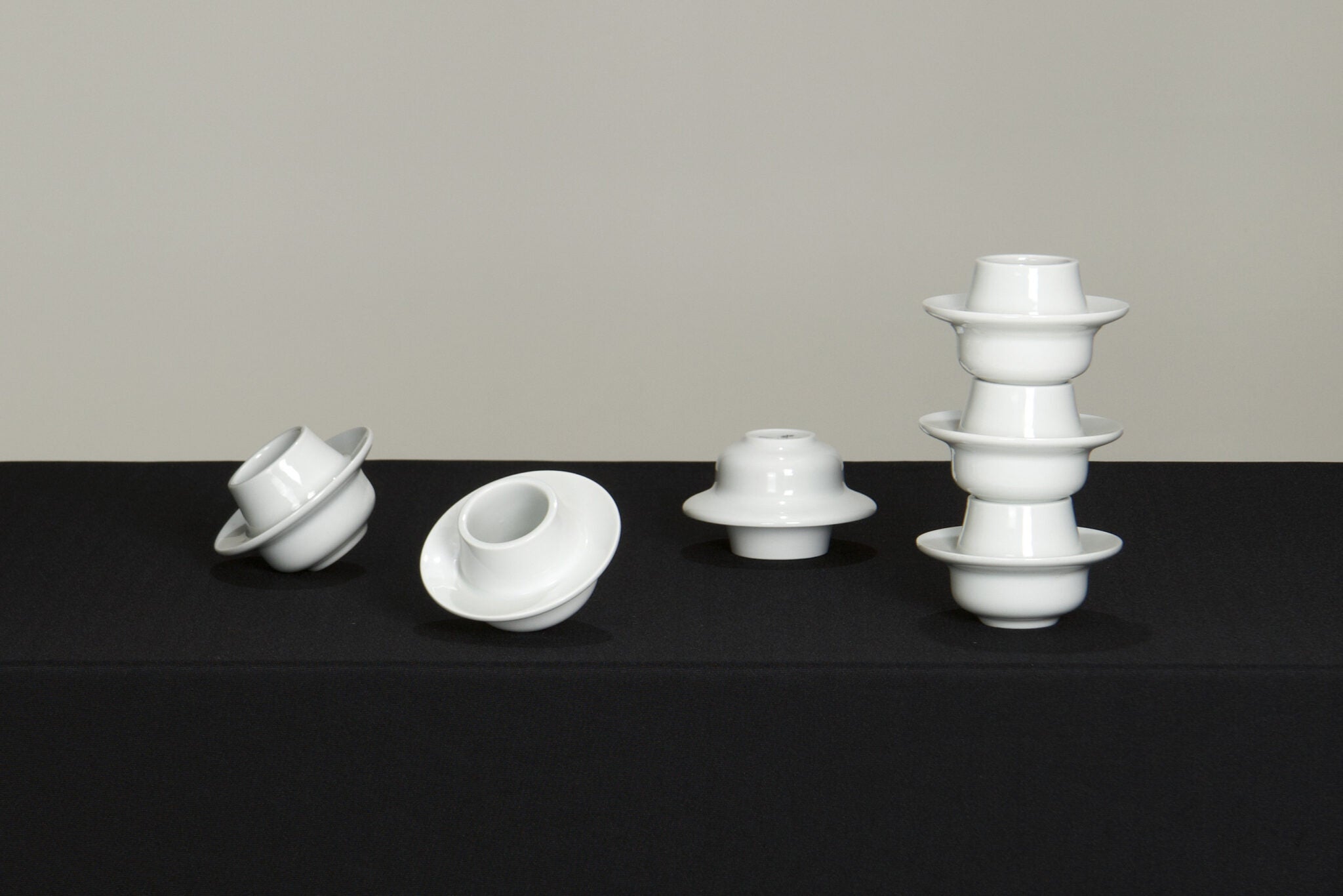 l'Anverre, Sem Schanzer Set of espresso ‘Flying Saucers’ Coffee Cups