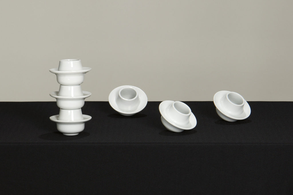 l'Anverre, Sem Schanzer Set of espresso ‘Flying Saucers’ Coffee Cups