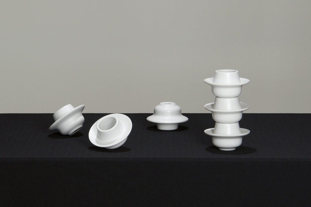 l'Anverre, Sem Schanzer Set of espresso ‘Flying Saucers’ Coffee Cups