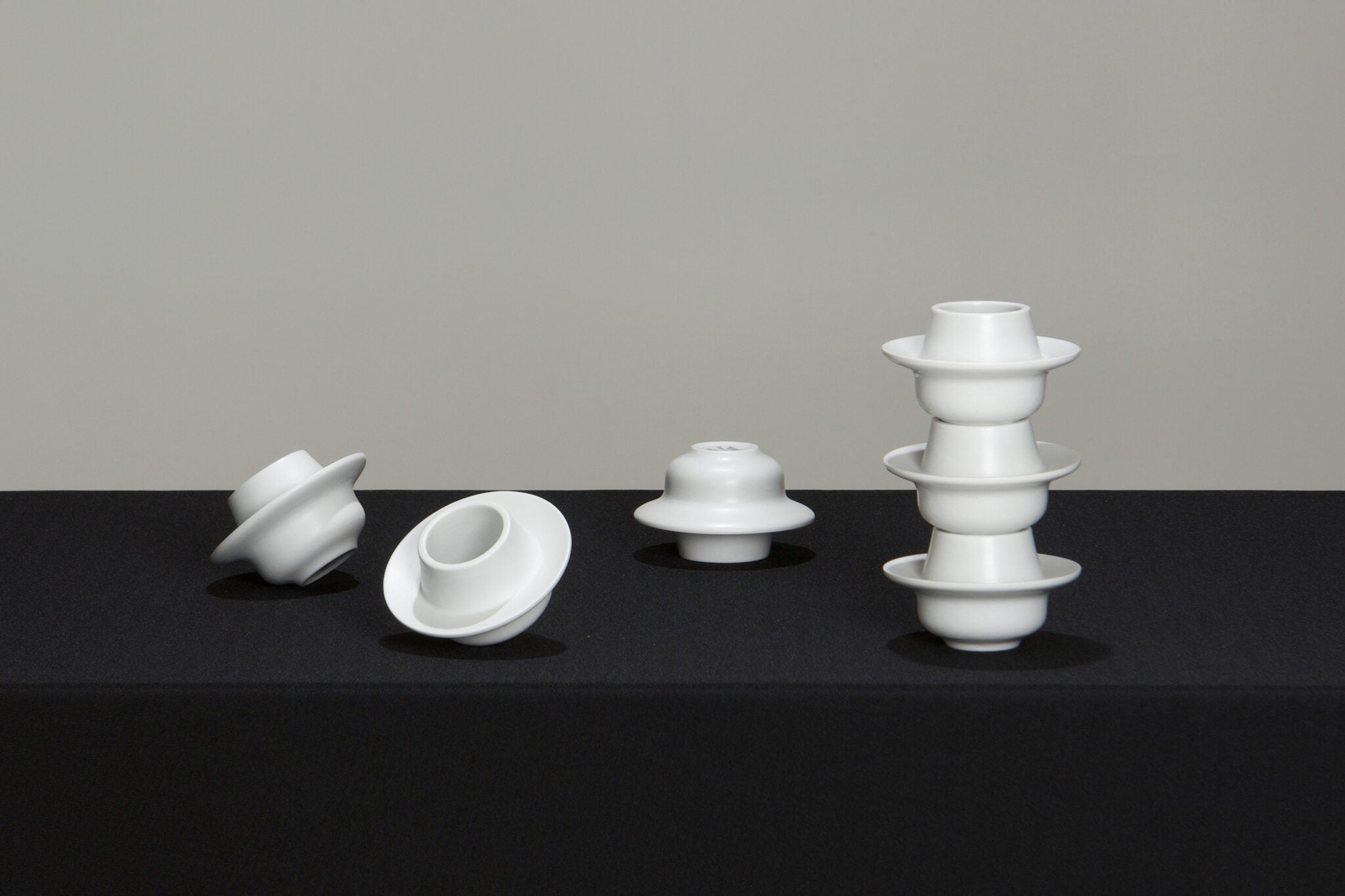 l'Anverre, Sem Schanzer Set of espresso ‘Flying Saucers’ Coffee Cups