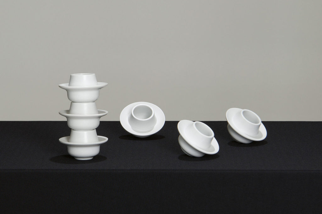 l'Anverre, Sem Schanzer Set of espresso ‘Flying Saucers’ Coffee Cups
