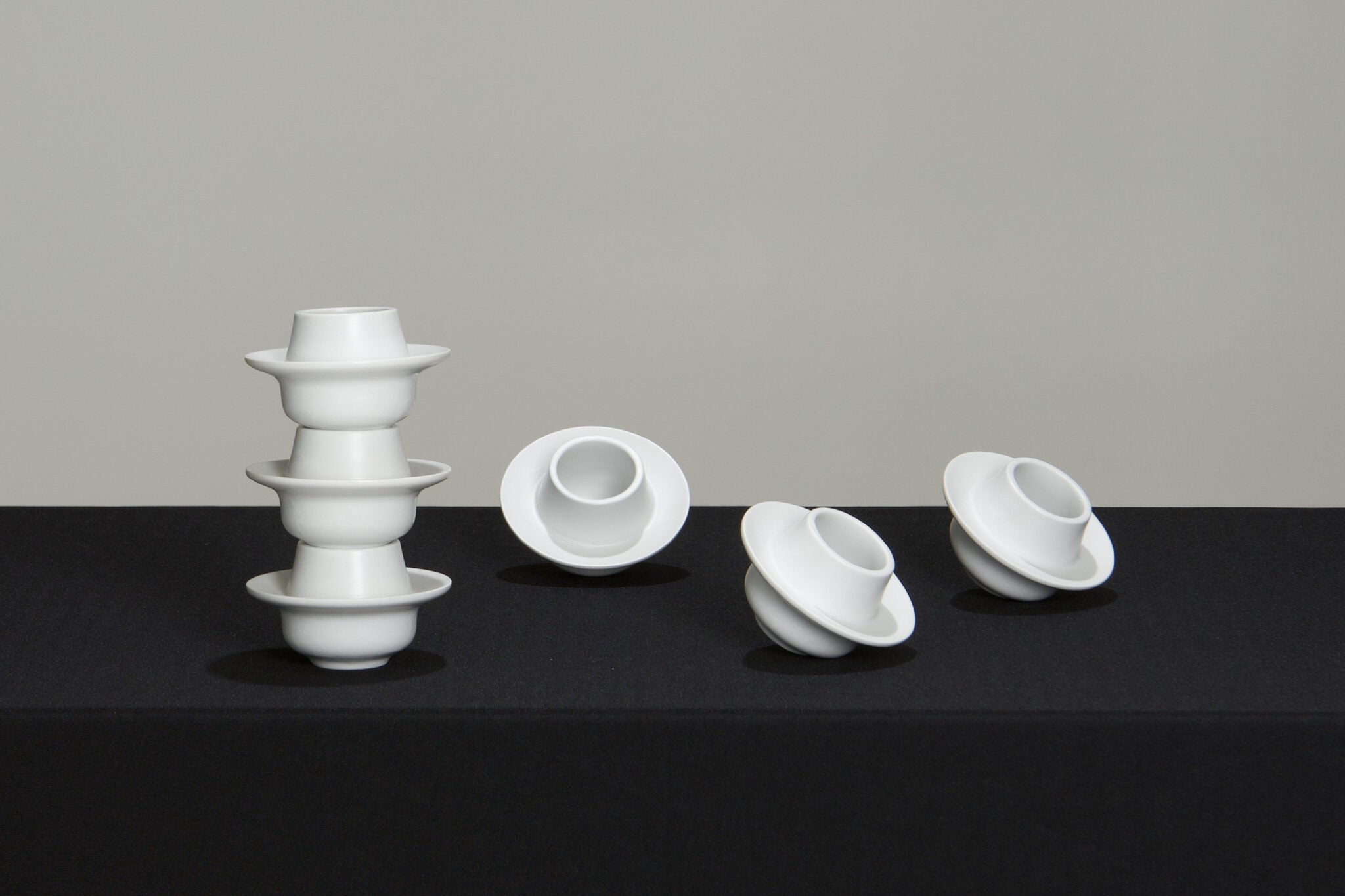 l'Anverre, Sem Schanzer Set of espresso ‘Flying Saucers’ Coffee Cups