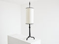 Francis Dewaele & Les Artisans de Marolles wrought iron lamp 1955