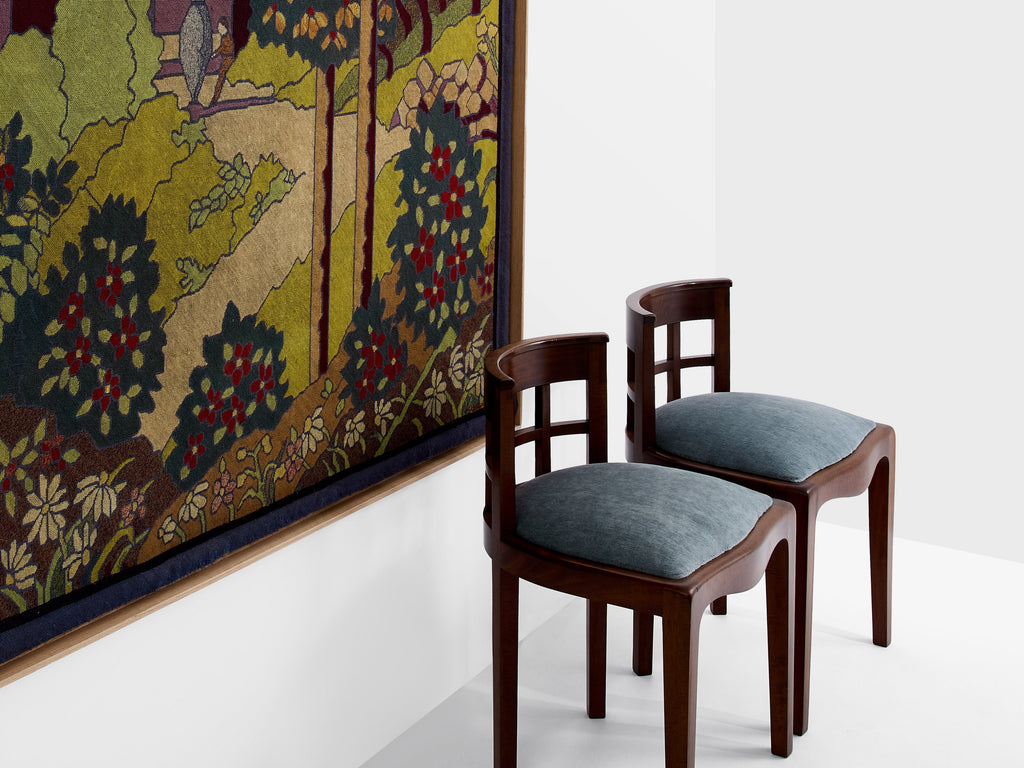 Gabriel Laneyrie petit-point needlework panel tapestry 1934