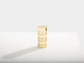 Gabriella Crespi brushed and polished brass box signed 1970