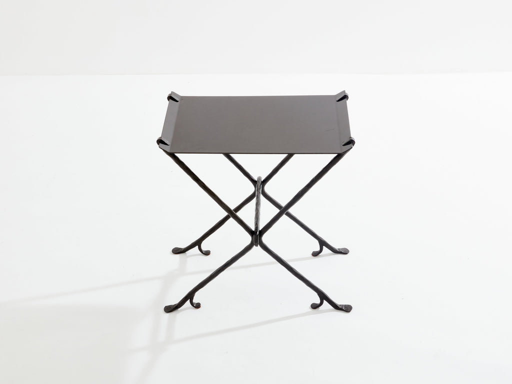 Garouste & Bonetti Isis wrought iron side table 1987