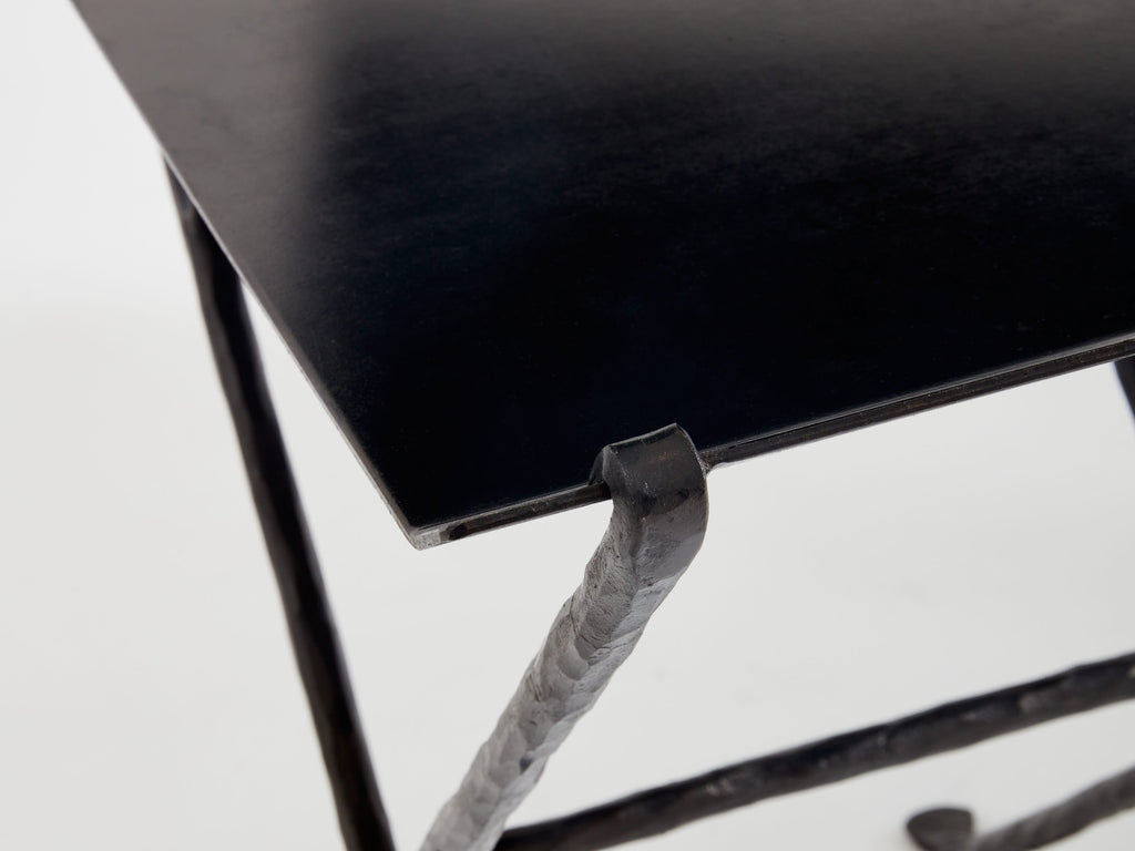 Garouste & Bonetti Isis wrought iron side table 1987