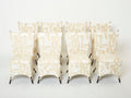 Set of 8 Garouste & Bonetti ‘Jour et Nuit ’ bronze dining chairs 1991