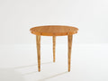 Garouste & Bonetti solid oak and patinated bronze gueridon table 1987