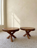 Stool or side table producted by Seltz after Pierre Chapo