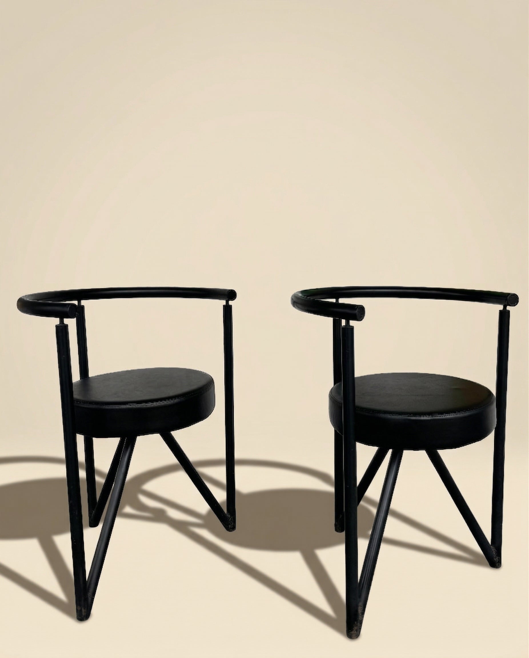 Pair of miss dorn chair by Philippe Starck