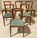 Rare set of six chairs by Gio Ponti model 504 circa 1943
