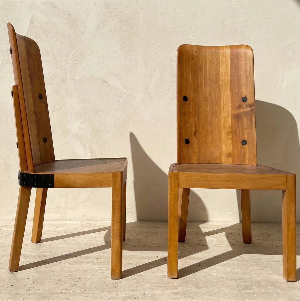 Really scarce variant of the Lovö chairs by Axel Einar Hjorth for Nordiska