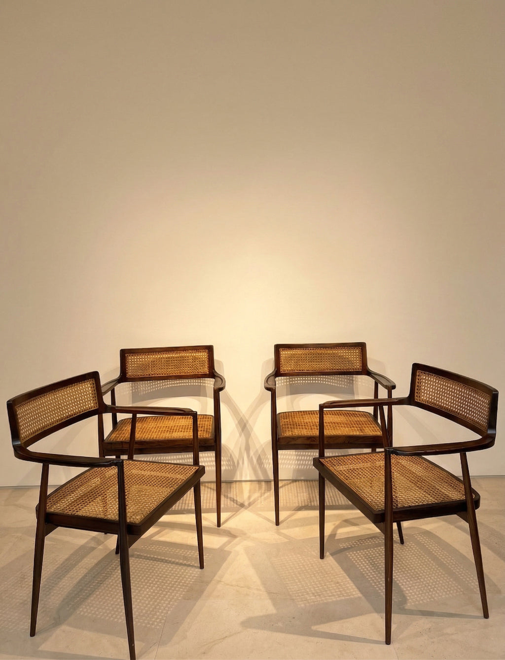 Scarce set of Joaquim Tenreiro armchairs