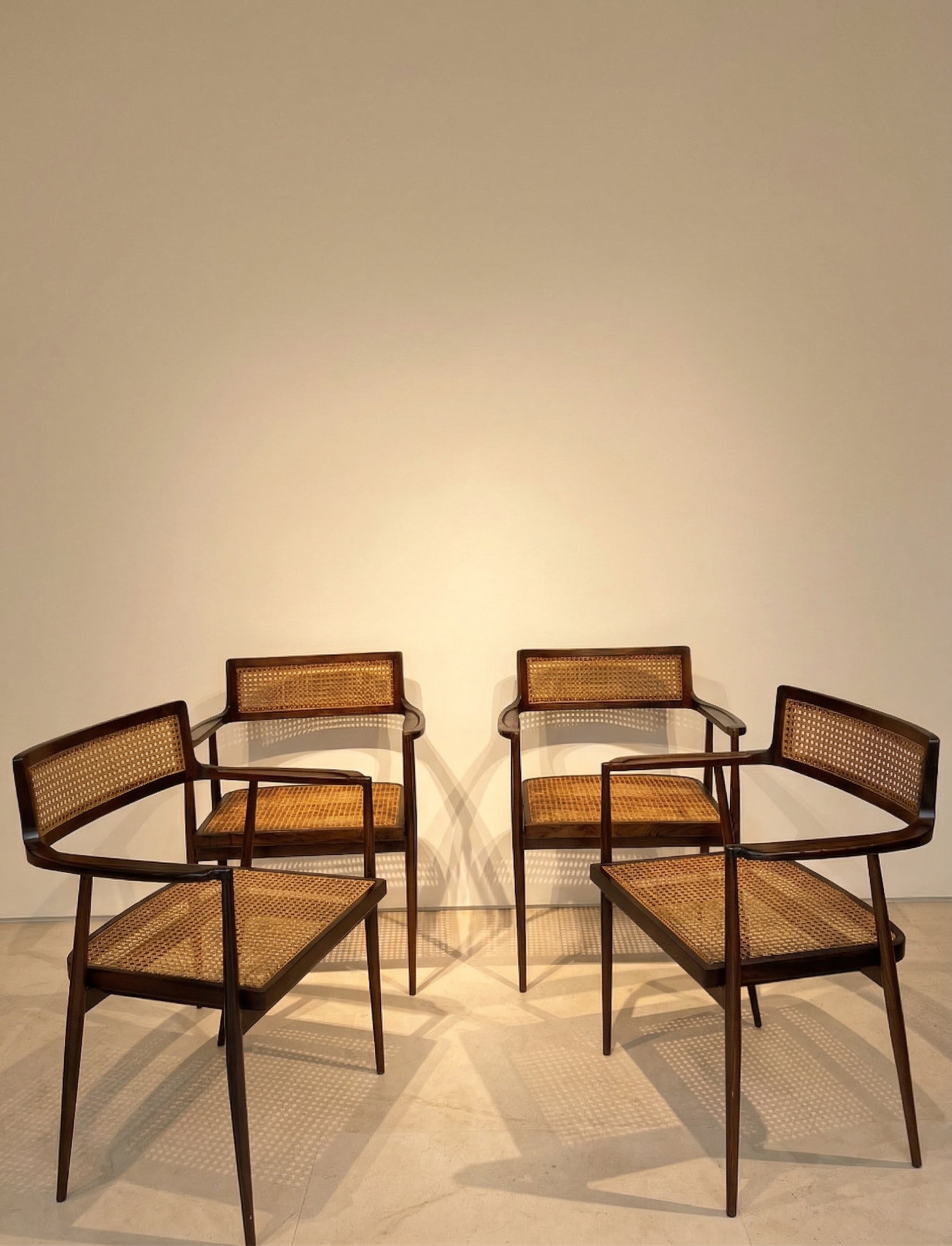 Scarce set of Joaquim Tenreiro armchairs