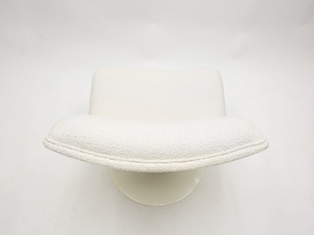 Geoffrey Harcourt for Artifort F504 swivel lounge chair bouclé 1960s