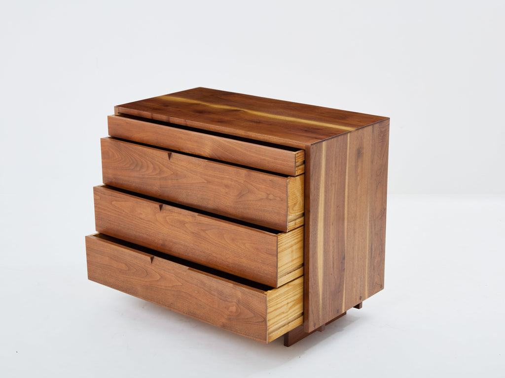 George Nakashima black american walnut chest of drawers 1955
