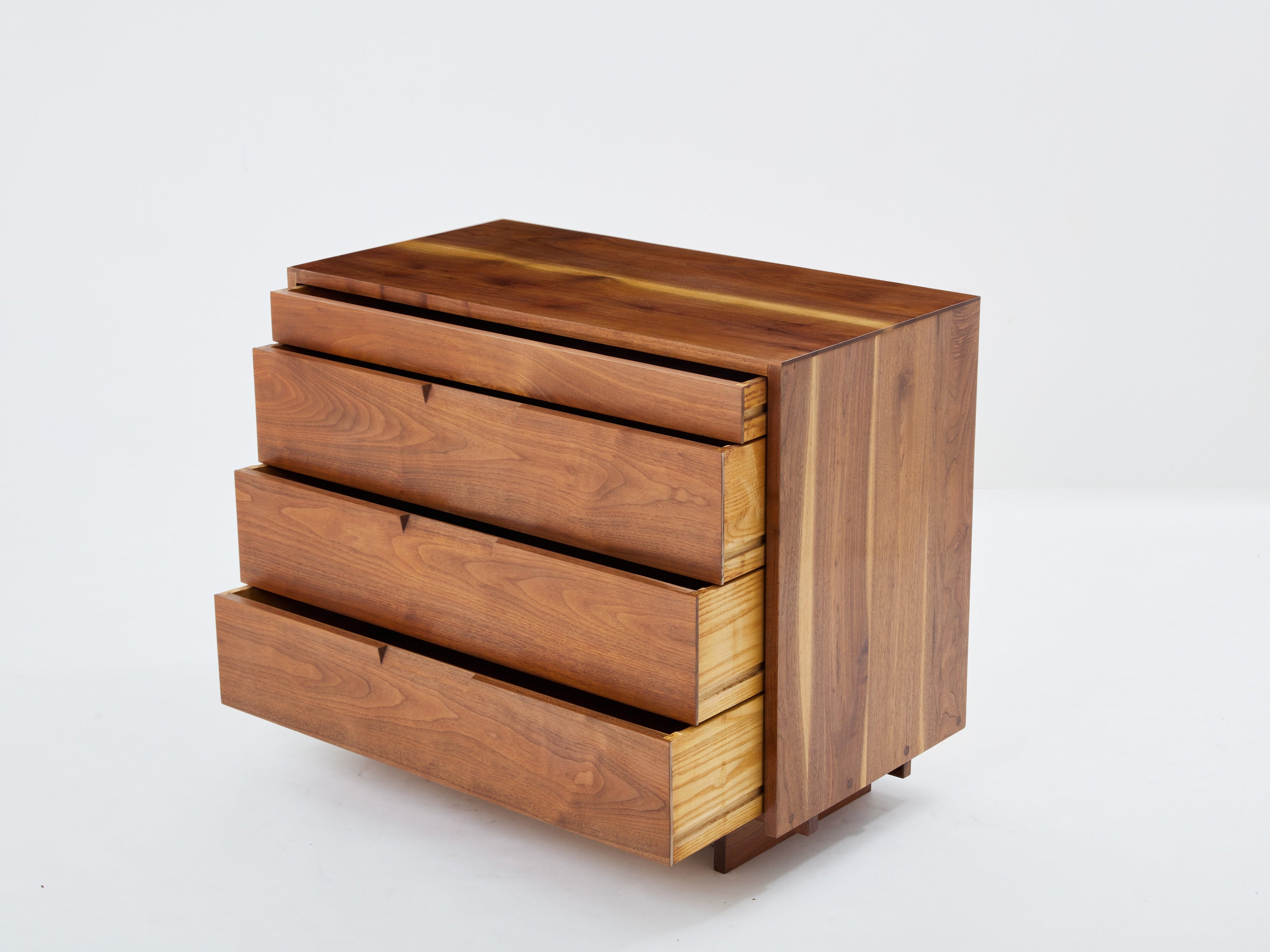 George Nakashima black american walnut chest of drawers 1955