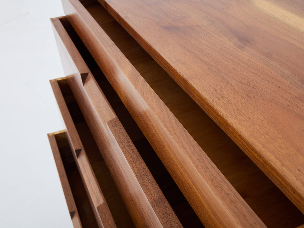 George Nakashima black american walnut chest of drawers 1955