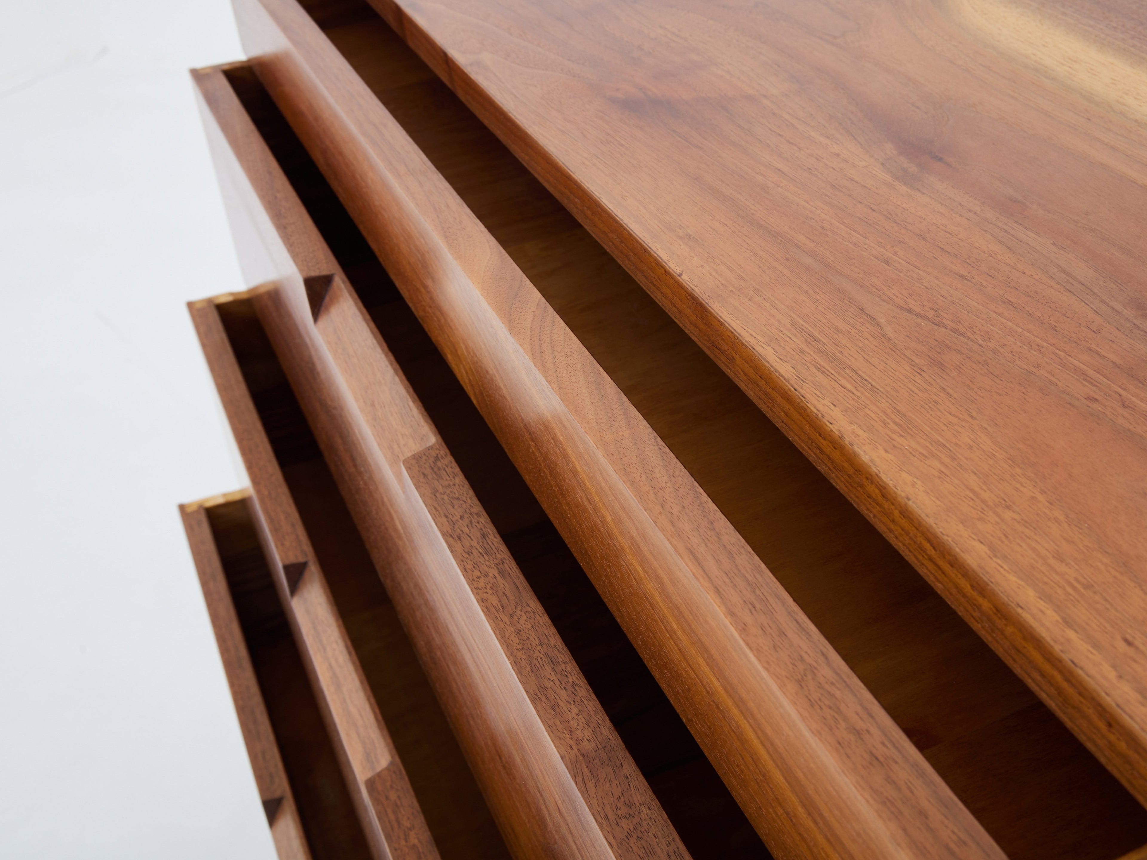 George Nakashima black american walnut chest of drawers 1955