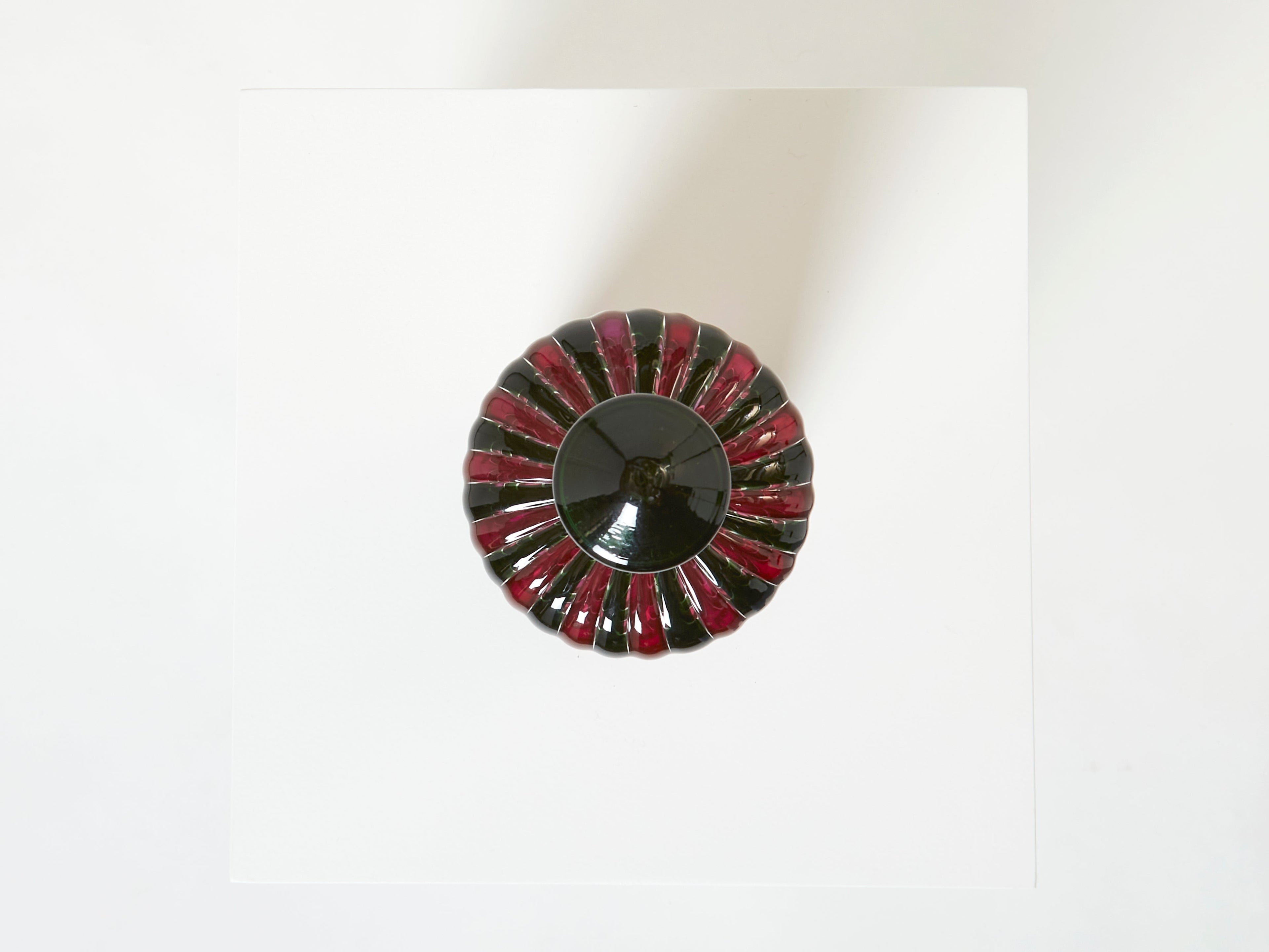Gio Ponti Paolo Venini Murano glass bottle Morandiana series 1982