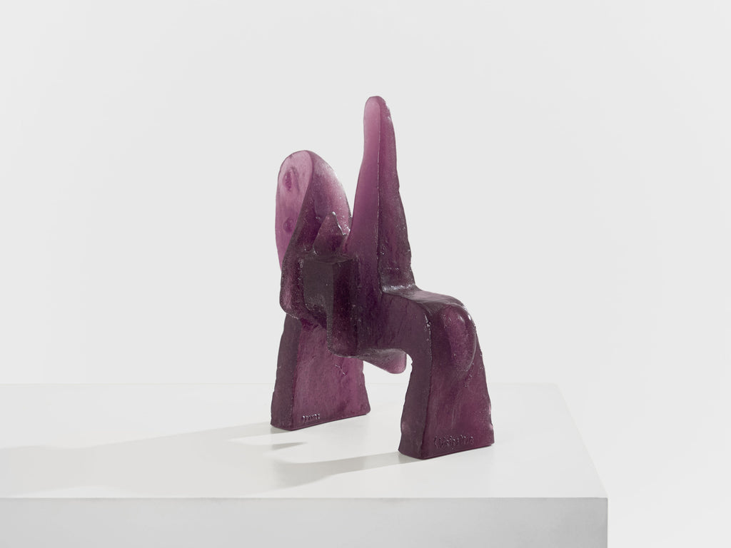 Glass paste Sculpture Claude Wetzstein for Daum circa 1970