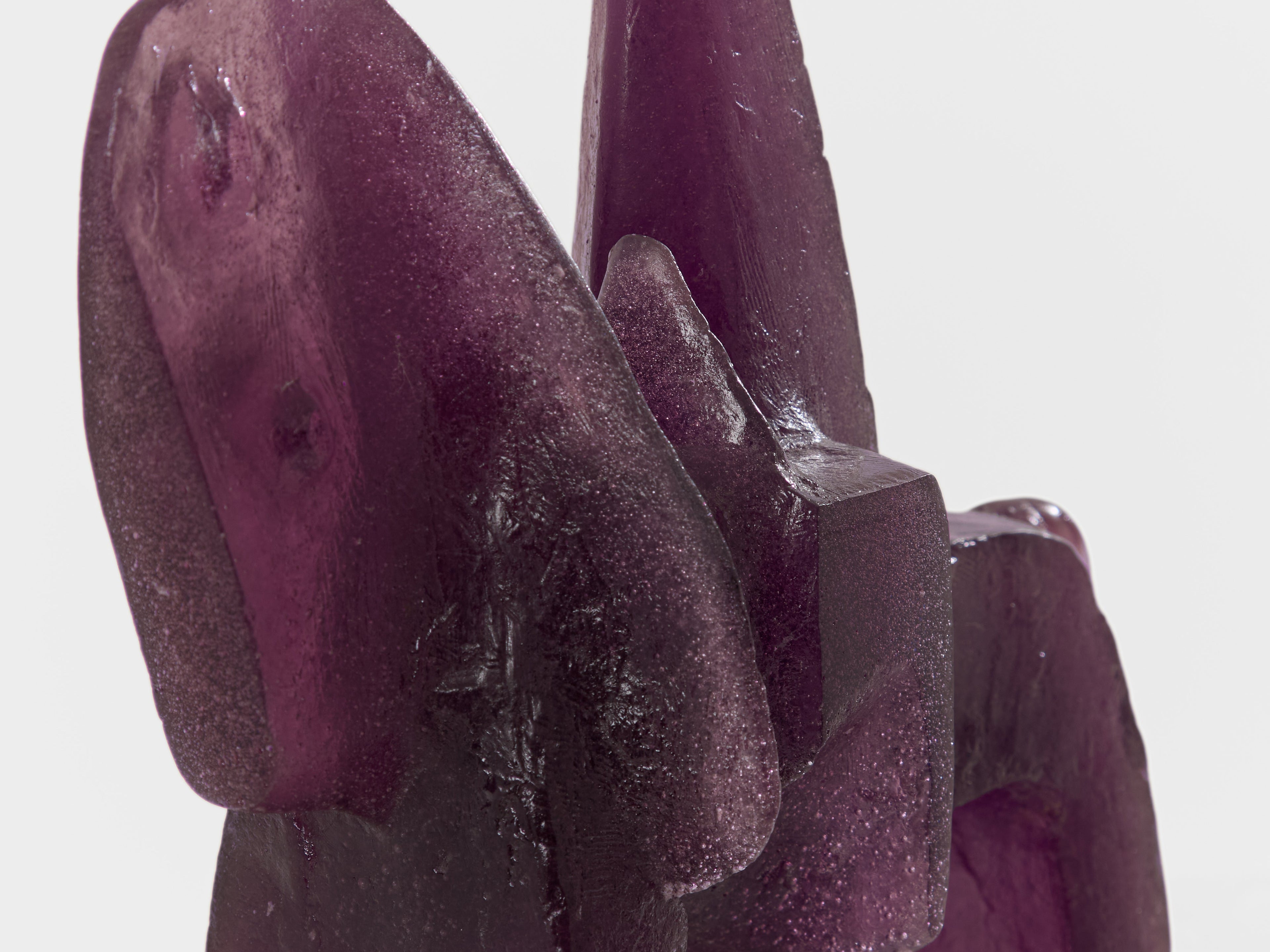 Glass paste Sculpture Claude Wetzstein for Daum circa 1970