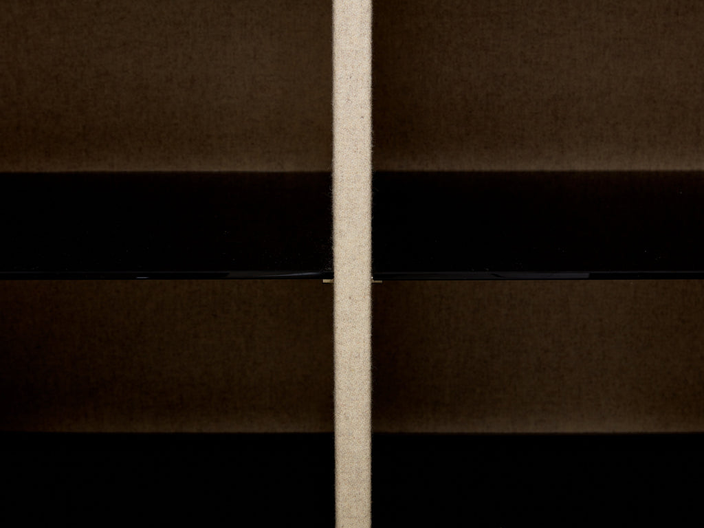 Guido Faleschini for Hermès sideboard cabinets lacquered steel leather 1970s