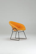 Harry Bertoia Diamond Chair – Yellow Upholstery