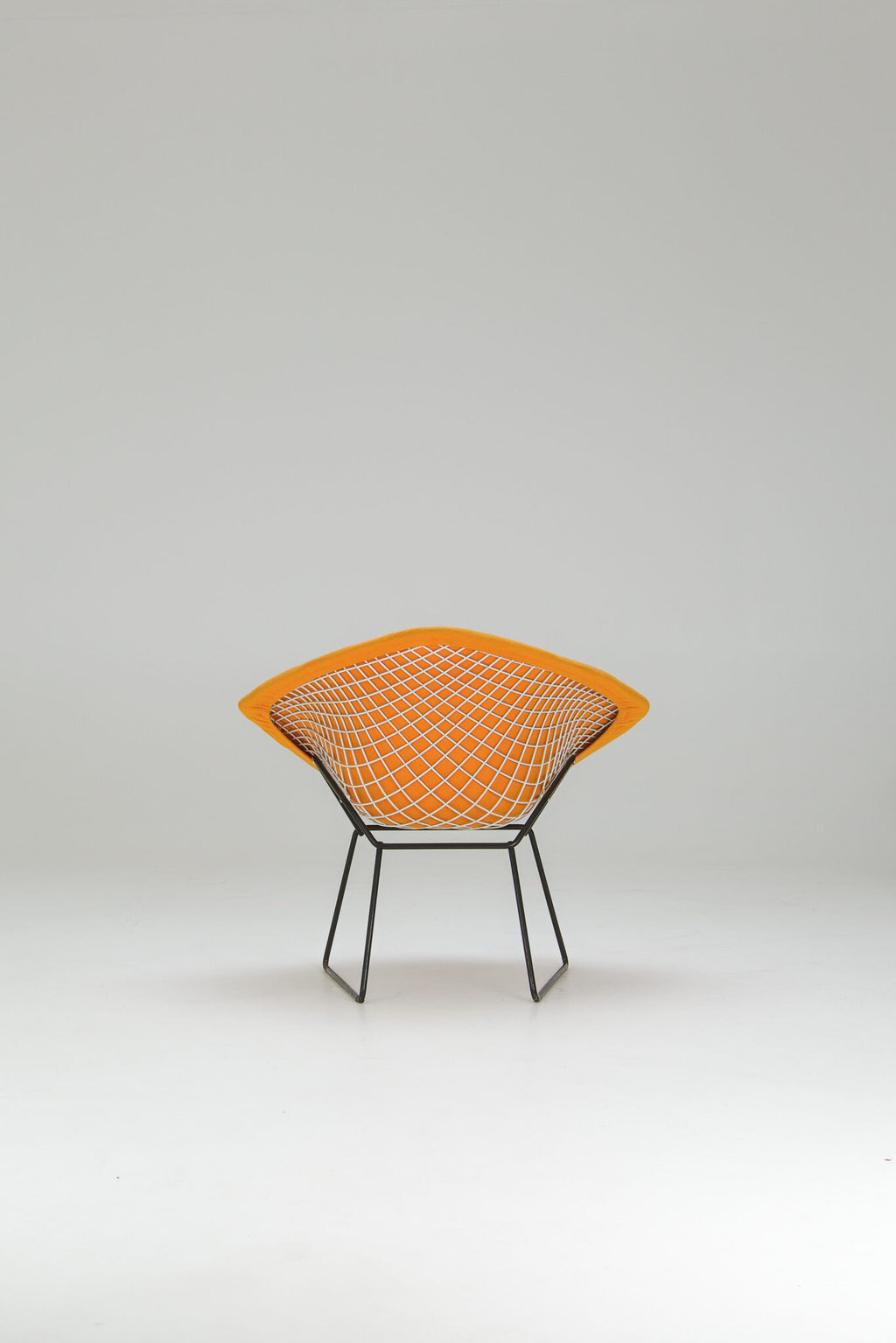 Harry Bertoia Diamond Chair – Yellow Upholstery