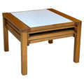 Modulable Coffee tablewith three top by Bernard Vuarnesson, circa 1970