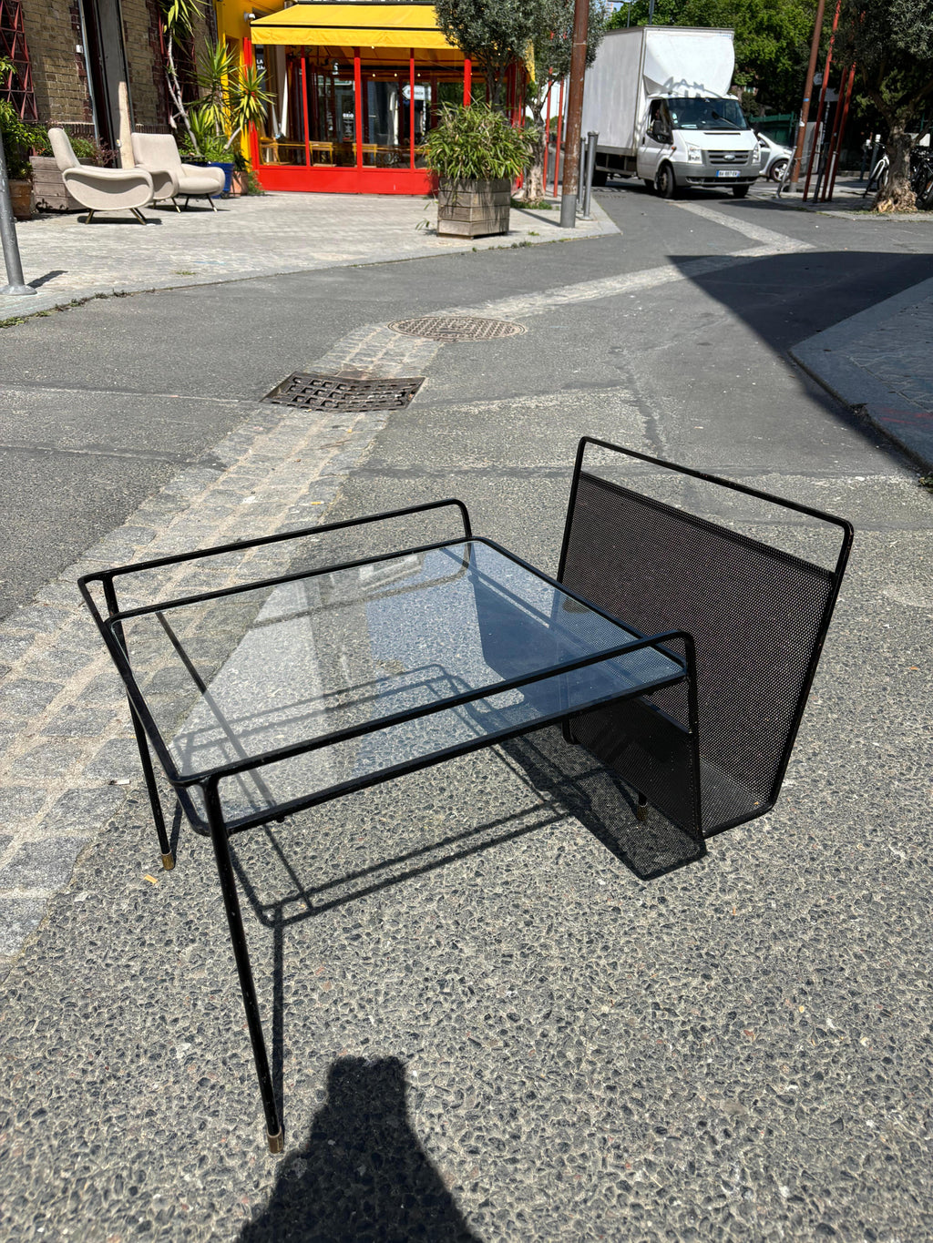Side table by Mathieu Matégot