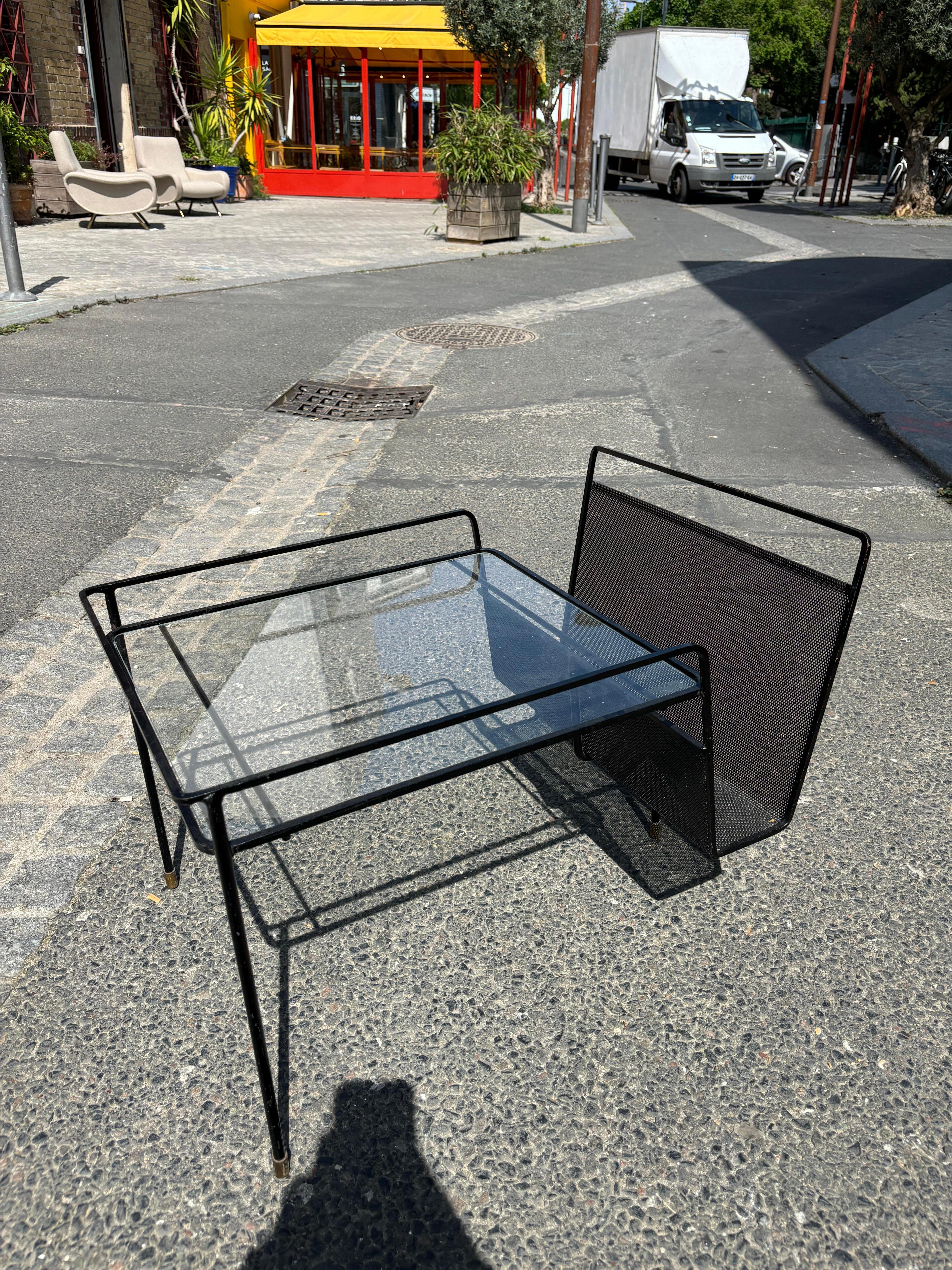 Side table by Mathieu Matégot