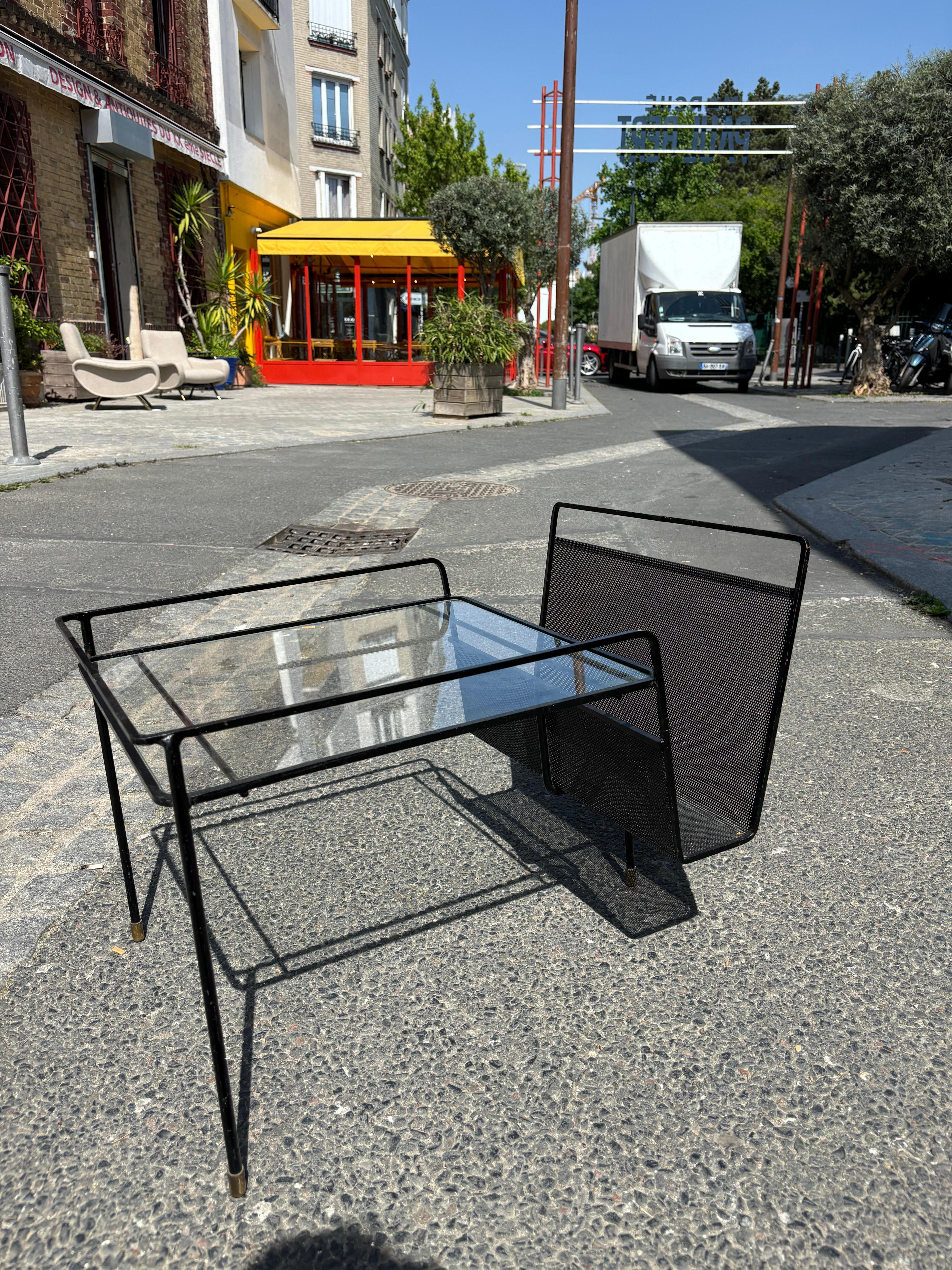 Side table by Mathieu Matégot