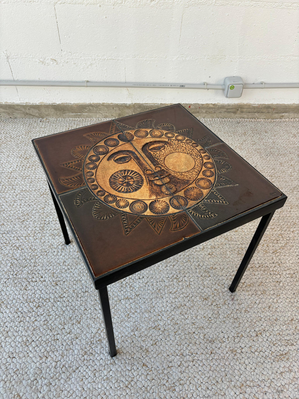 Scarce side table by Roger Capron