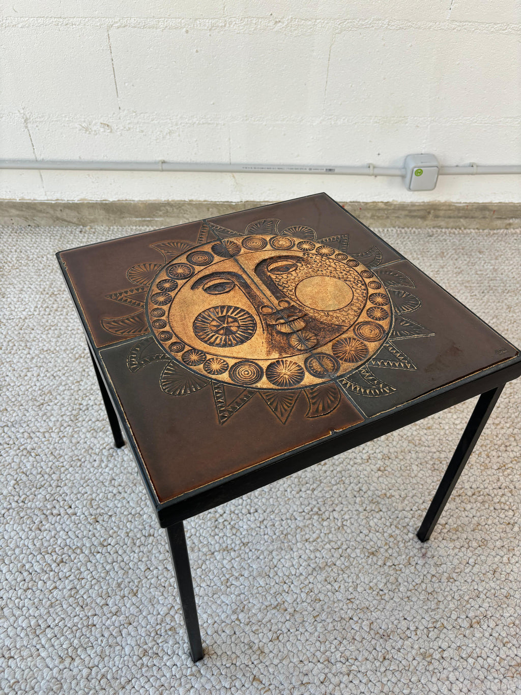 Scarce side table by Roger Capron