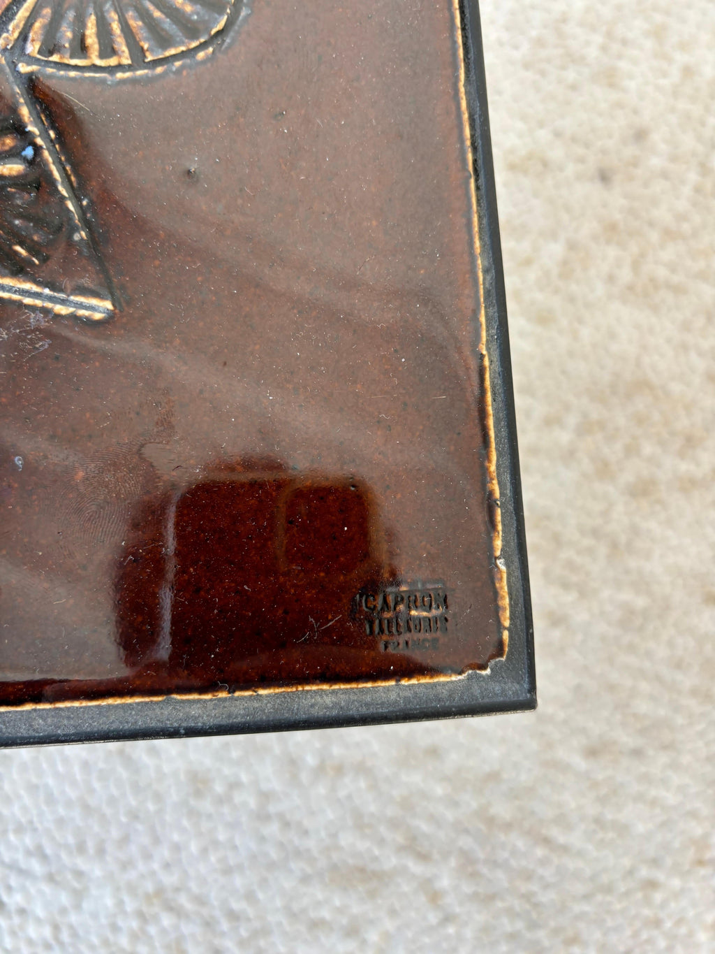 Scarce side table by Roger Capron