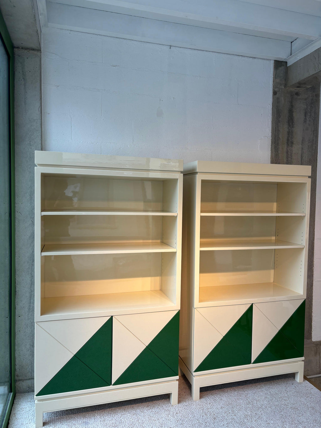 Rare pair of cabinets by Emiel Veranneman