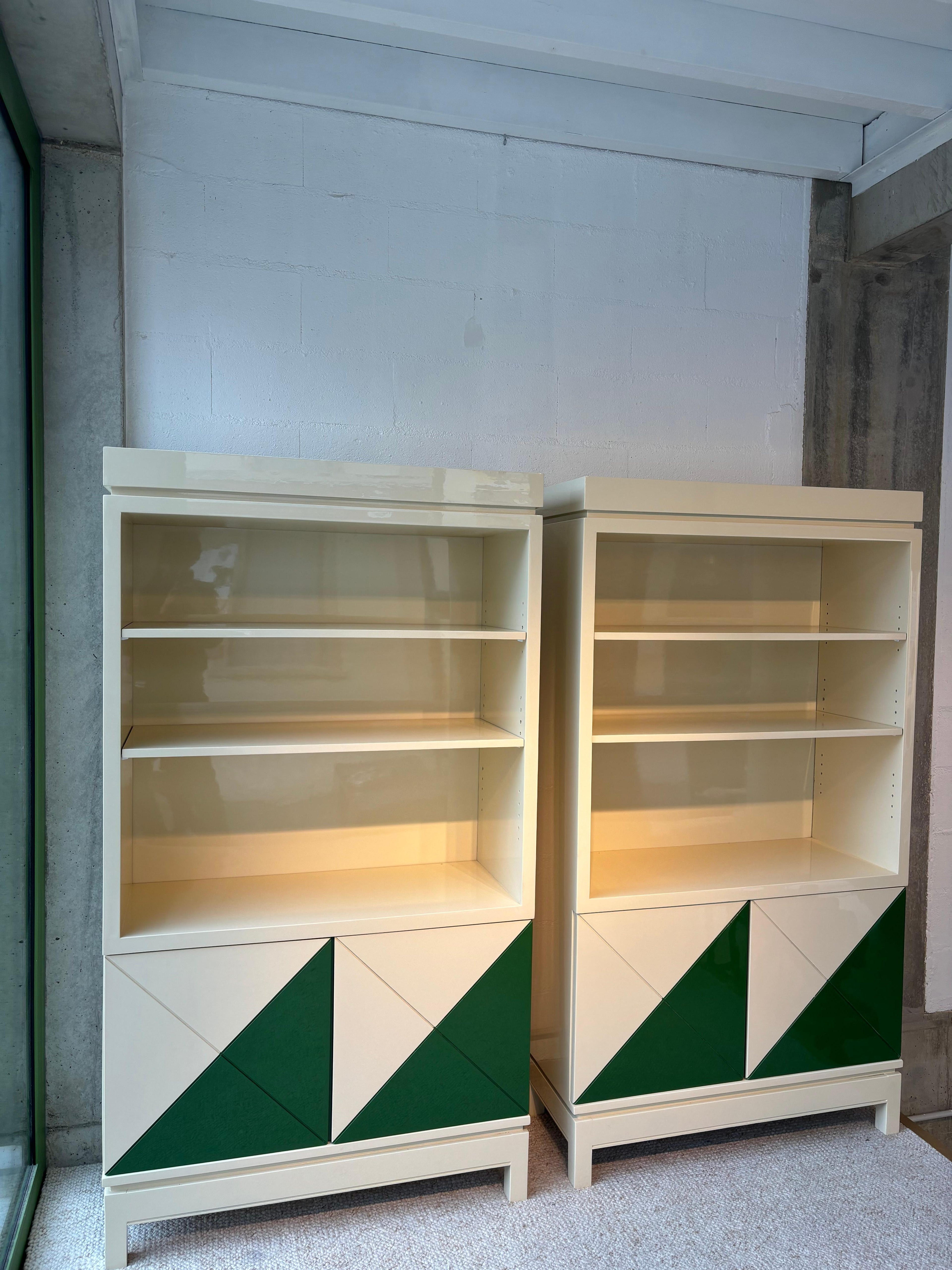 Rare pair of cabinets by Emiel Veranneman