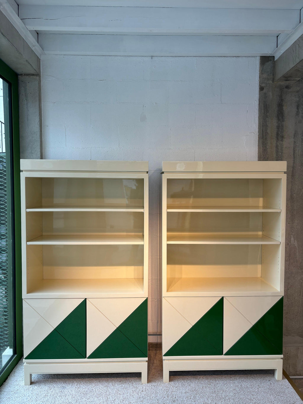 Rare pair of cabinets by Emiel Veranneman