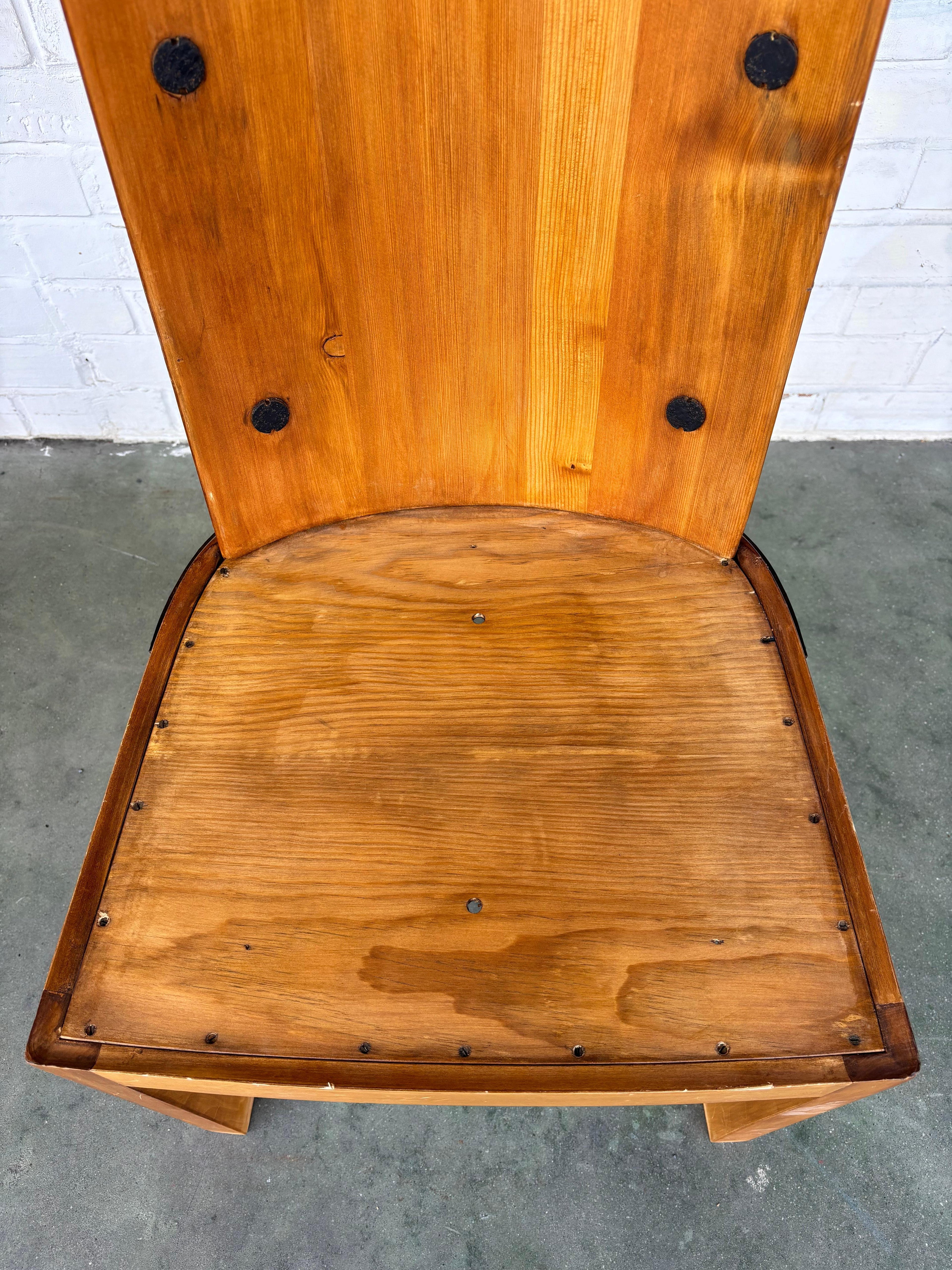 Really scarce variant of the Lovö chairs by Axel Einar Hjorth for Nordiska