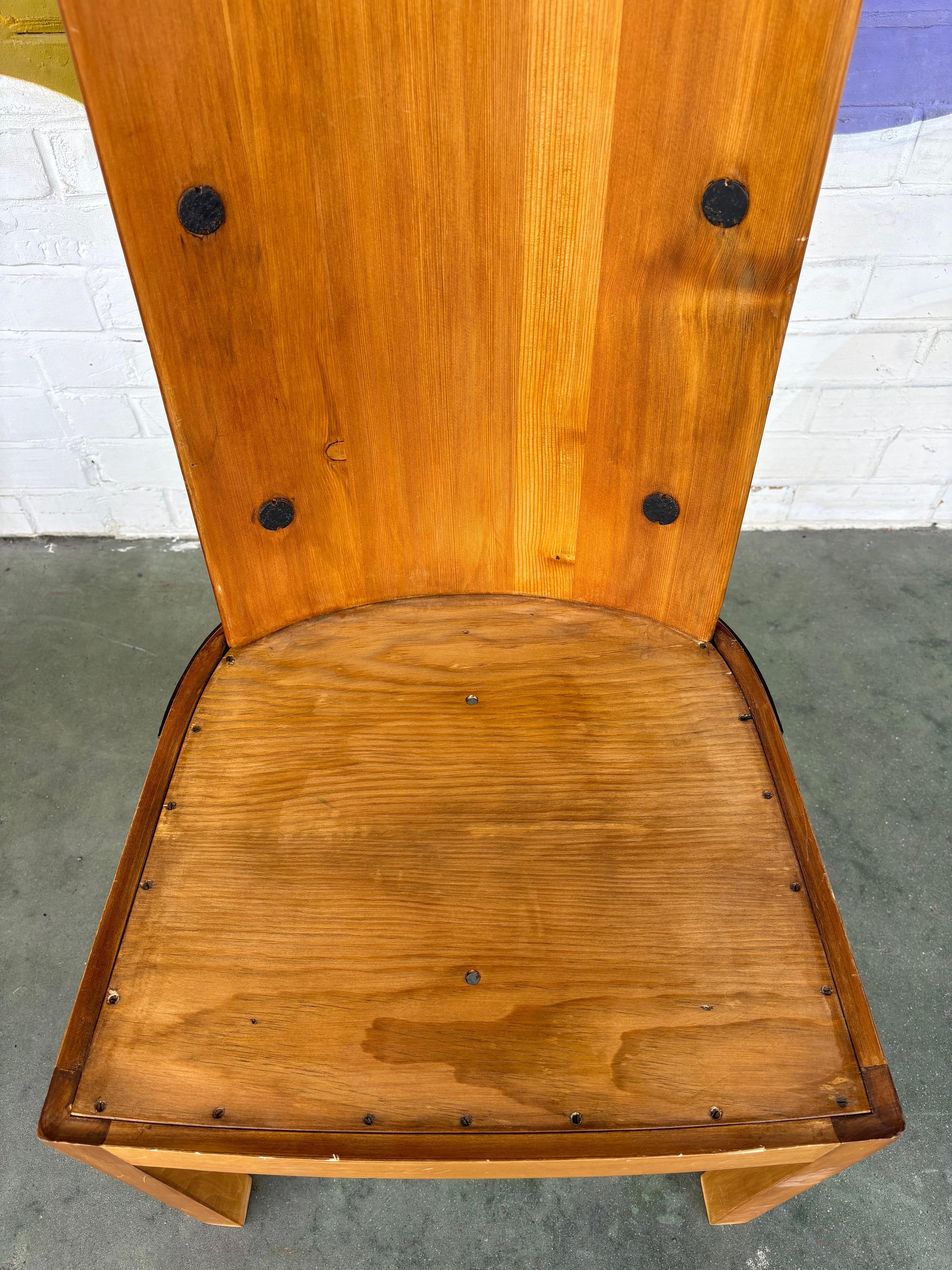 Really scarce variant of the Lovö chairs by Axel Einar Hjorth for Nordiska