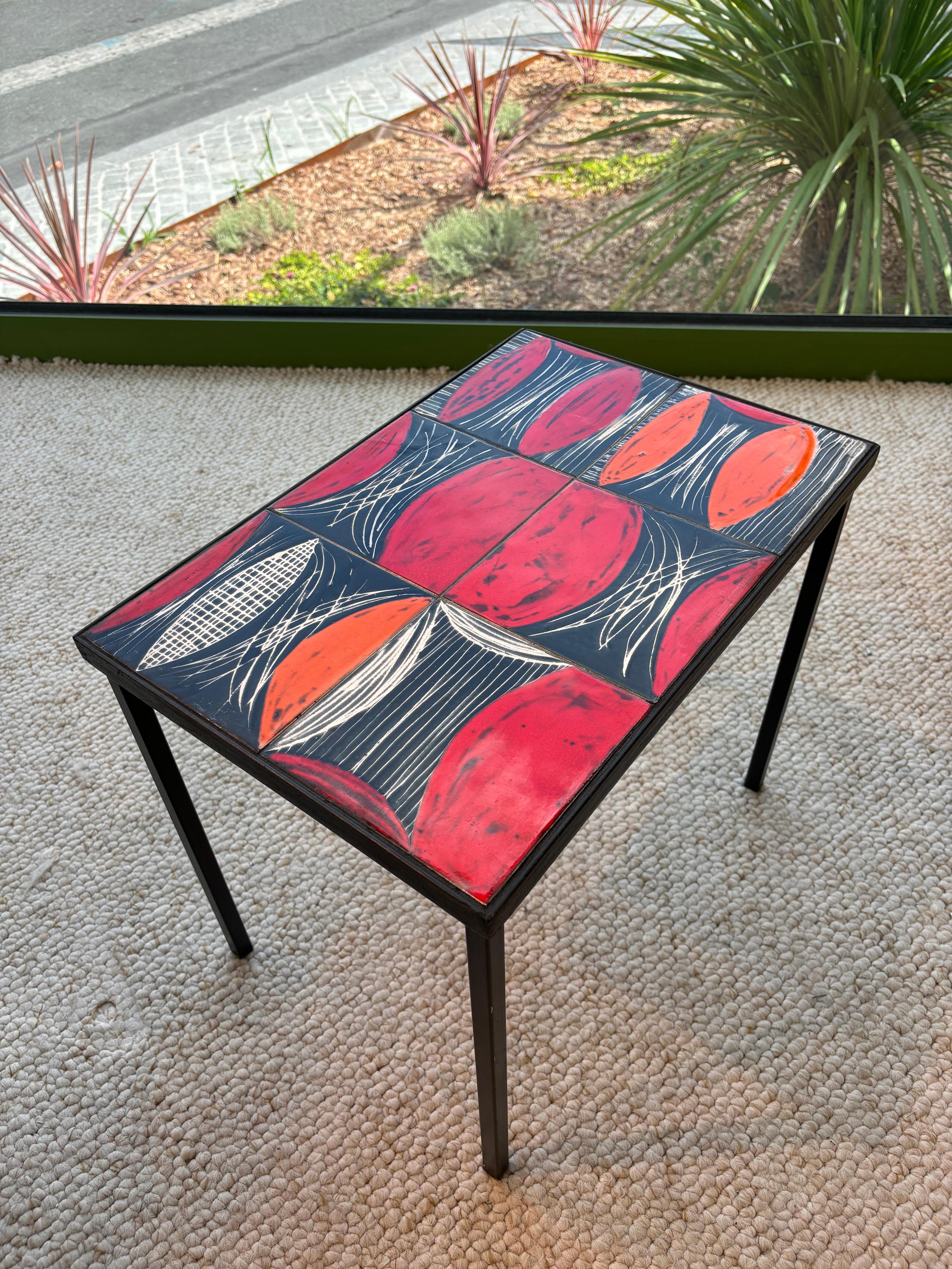 Side table by les frères Cloutier