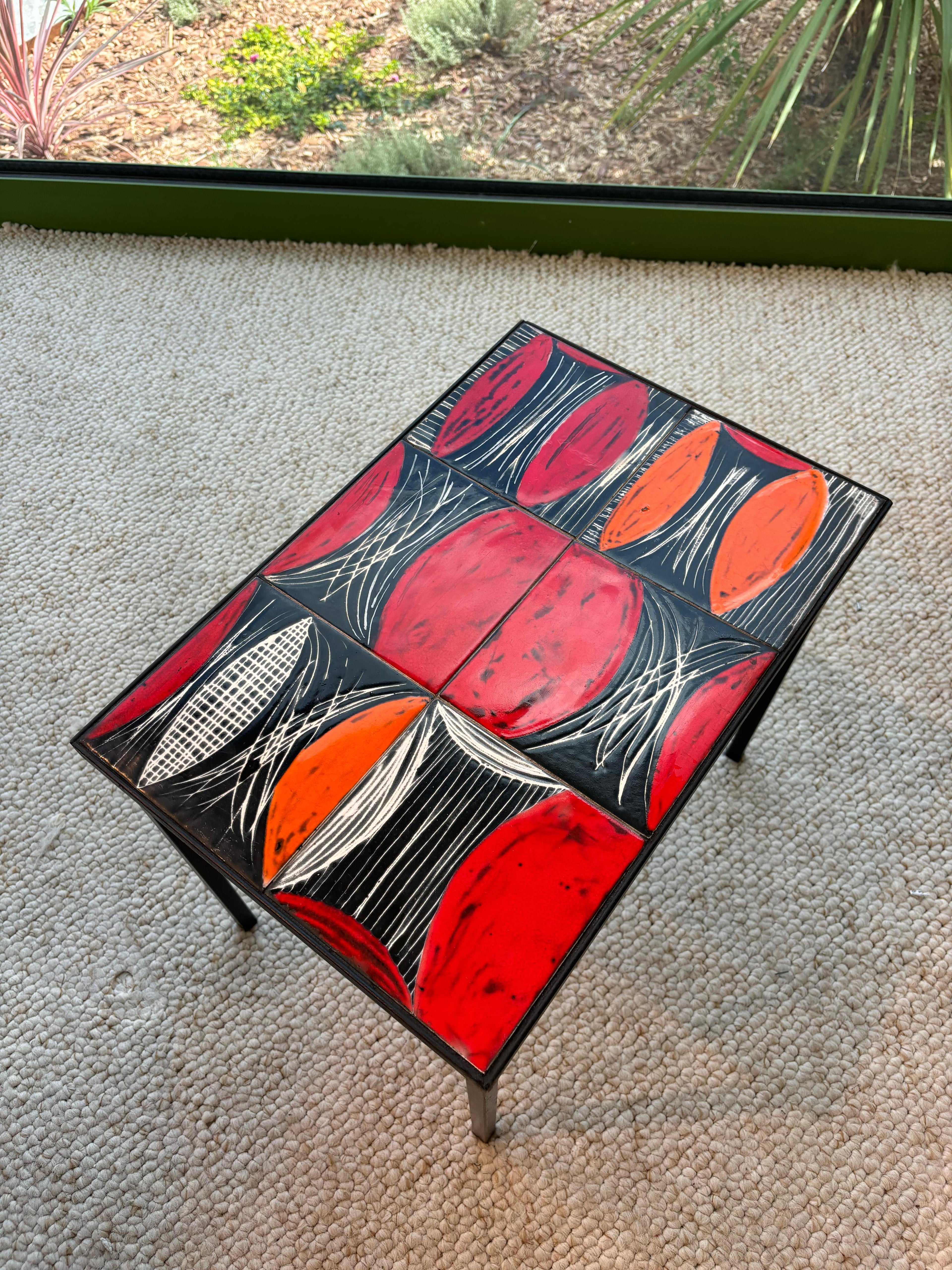 Side table by les frères Cloutier