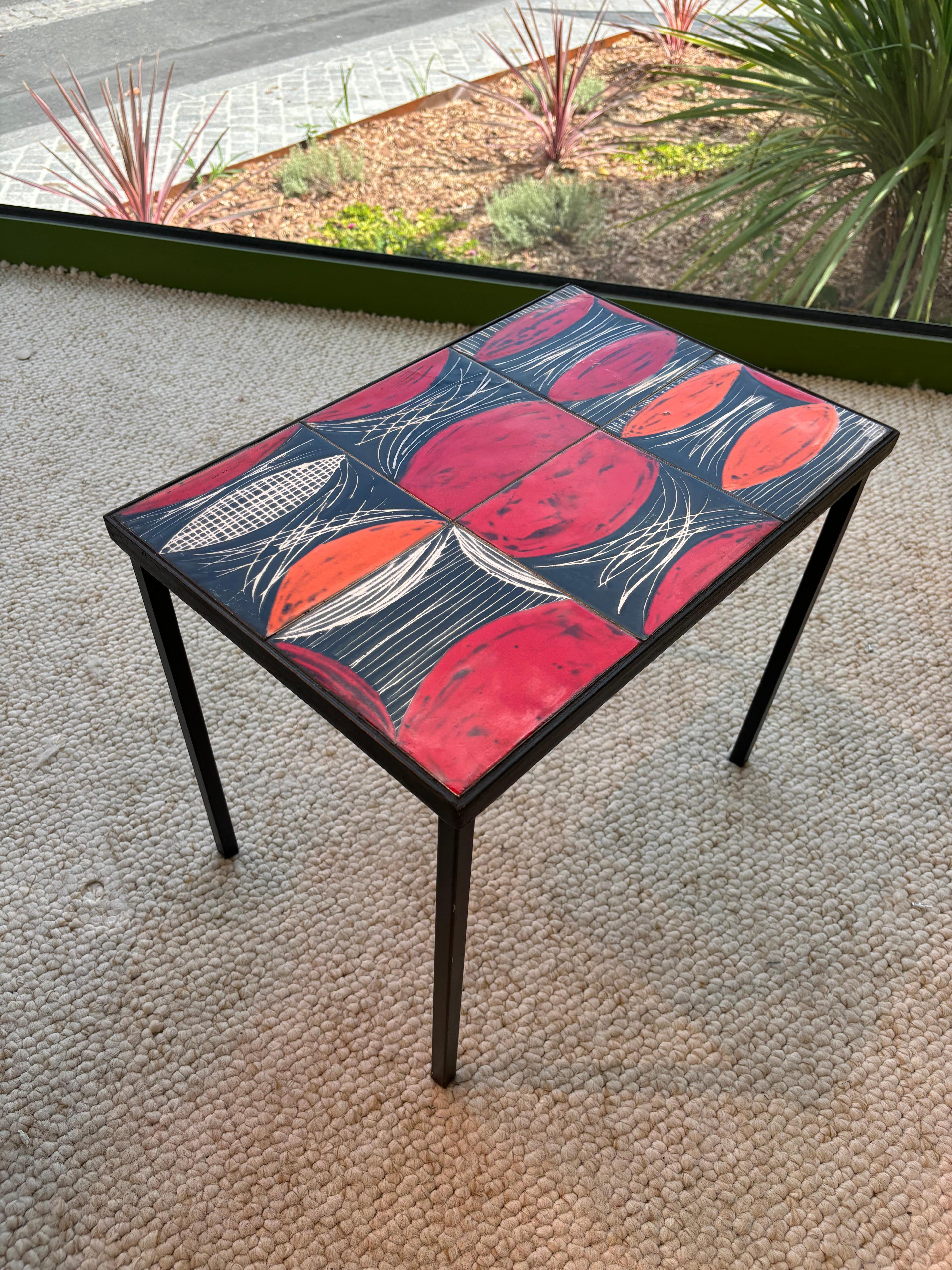 Side table by les frères Cloutier